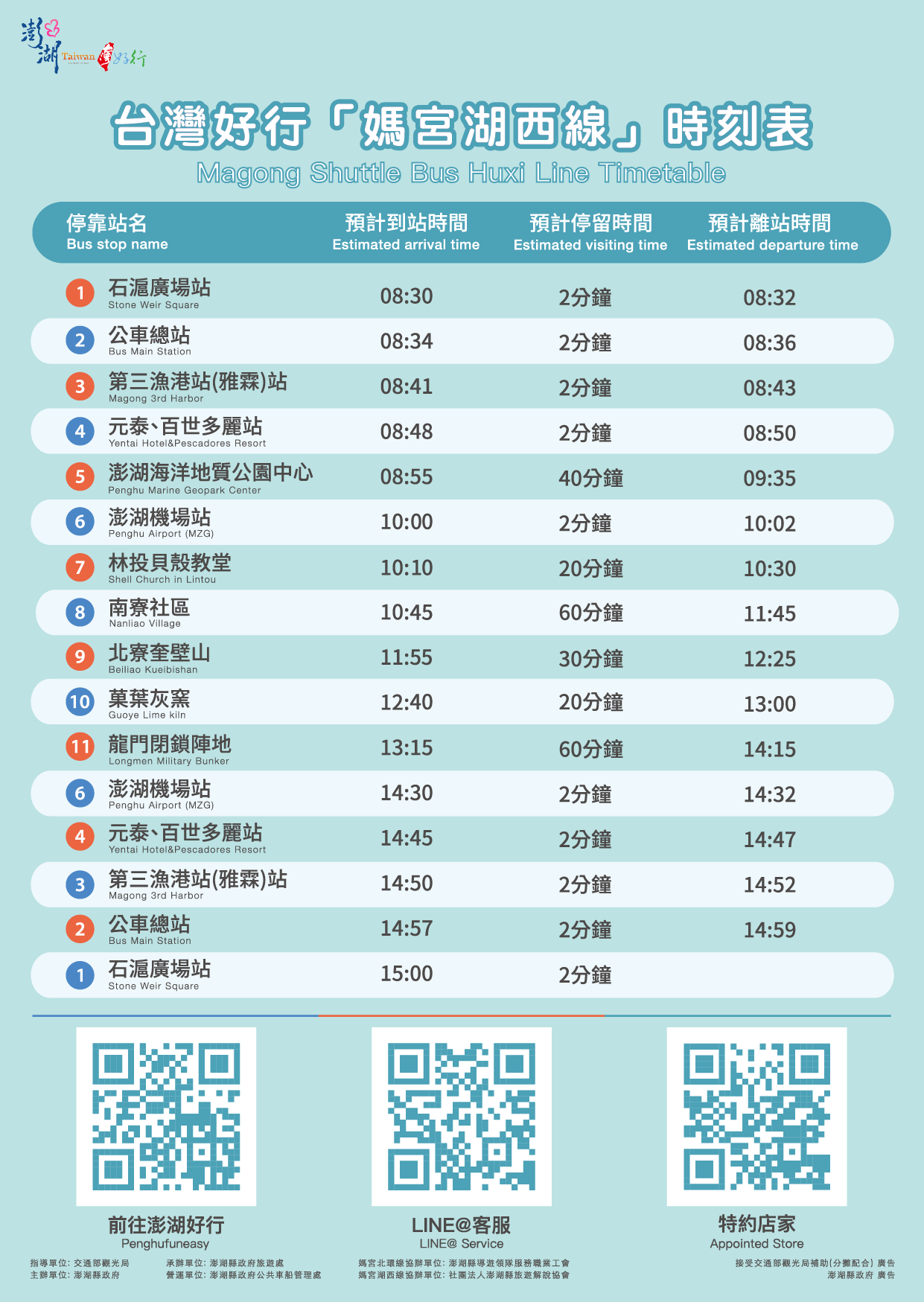 台灣好行旅遊服務網 票價與時刻表 台灣好行旅遊服務網 票價與時刻表