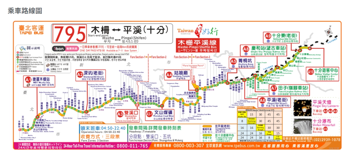 台灣好行旅遊服務網 票價與時刻表