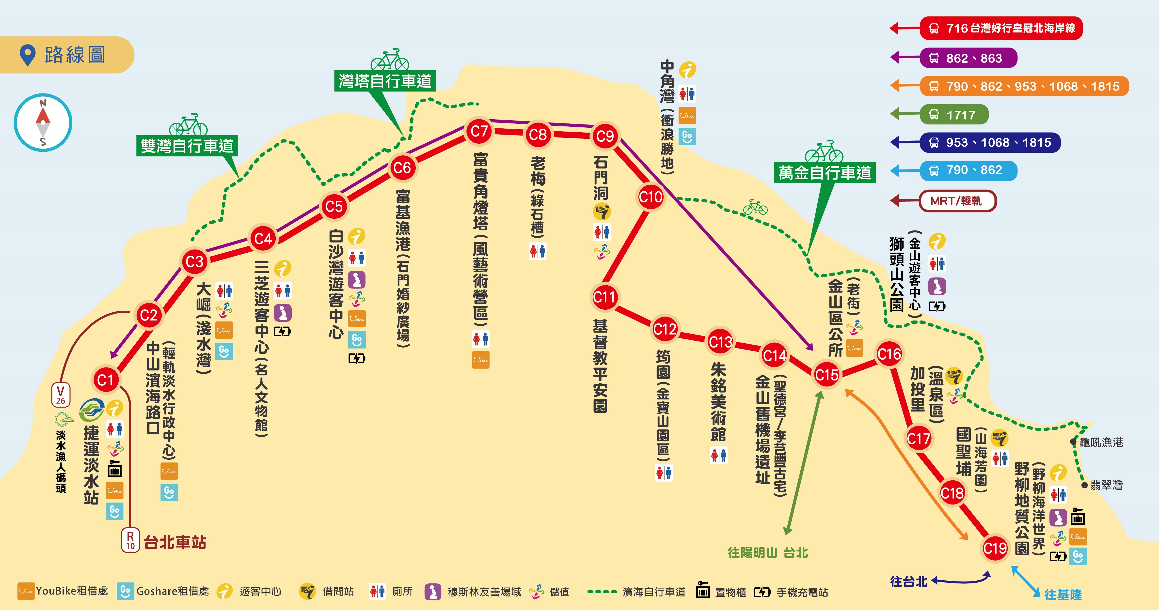 乘車路線圖片