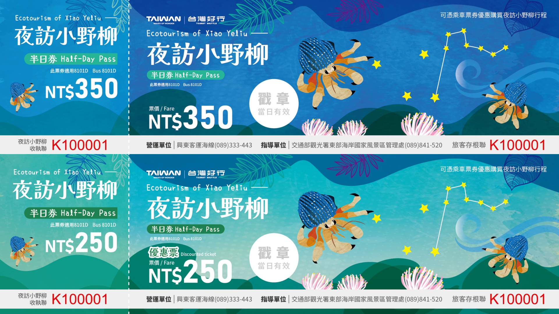 東部海岸線半日券