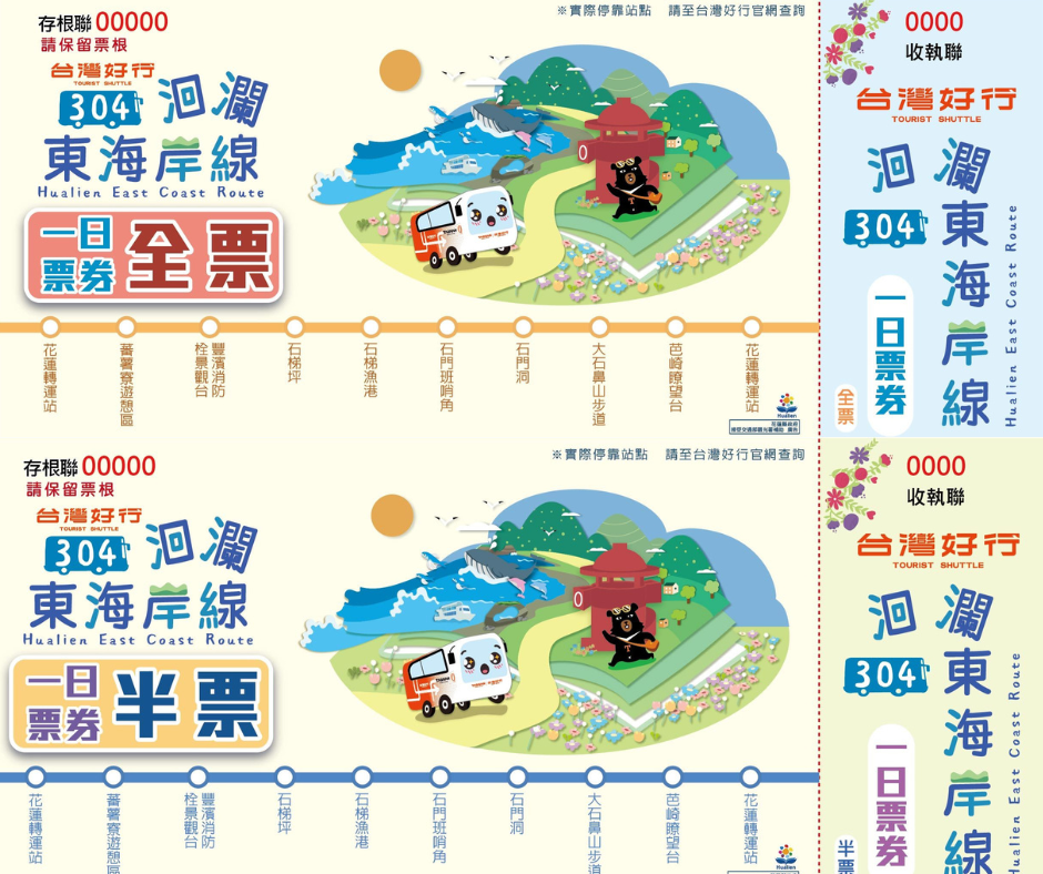 【洄瀾東海岸線】洄瀾東海岸一日券