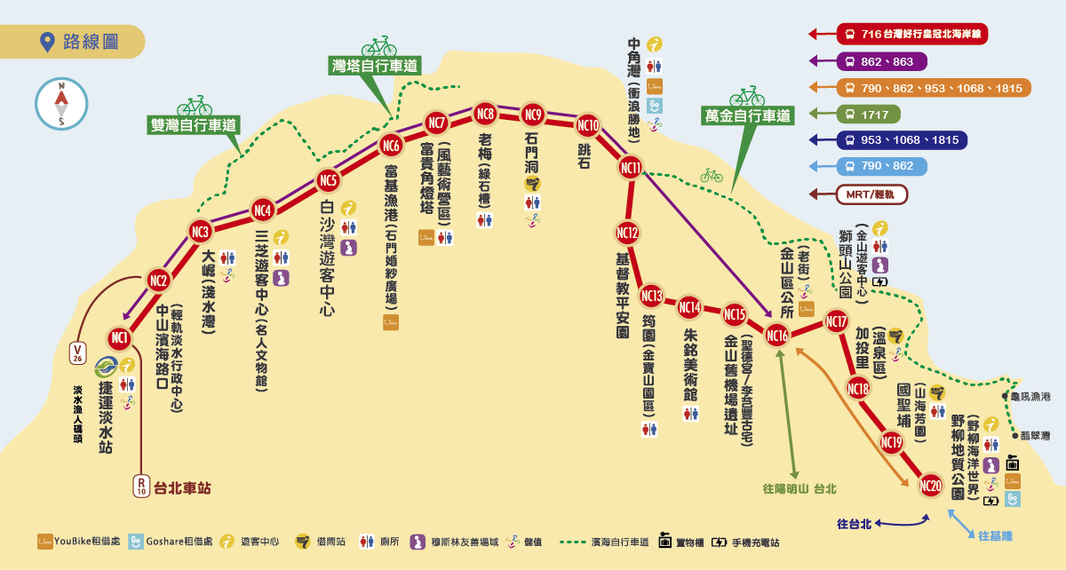 乘車路線圖片